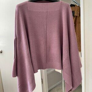 LULULEMON WRAP KNIT PONCHO - SOFT PINK